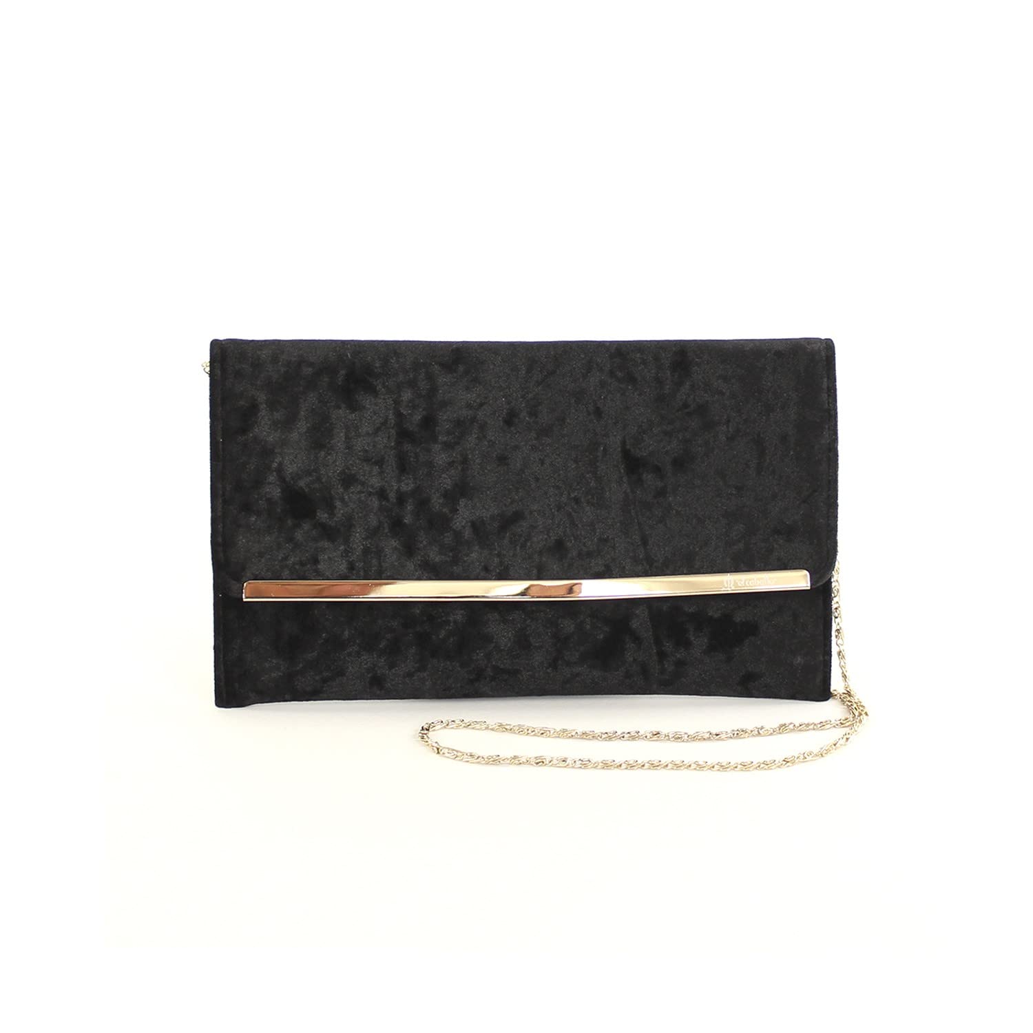 EL CABALLO Ladies Sancti Petri Clutch, black,30x16x5 cm Euro size, black,30x16x5 centimeters