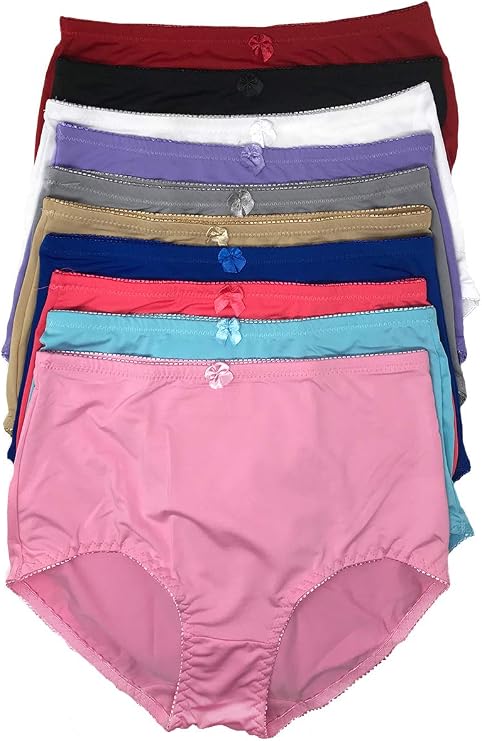 peachy panty 女式 6 件装腰带内裤高腰收腹束腰内裤