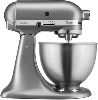 kitchenaid 凯膳怡 5k45ssesl 立式搅拌机,银色