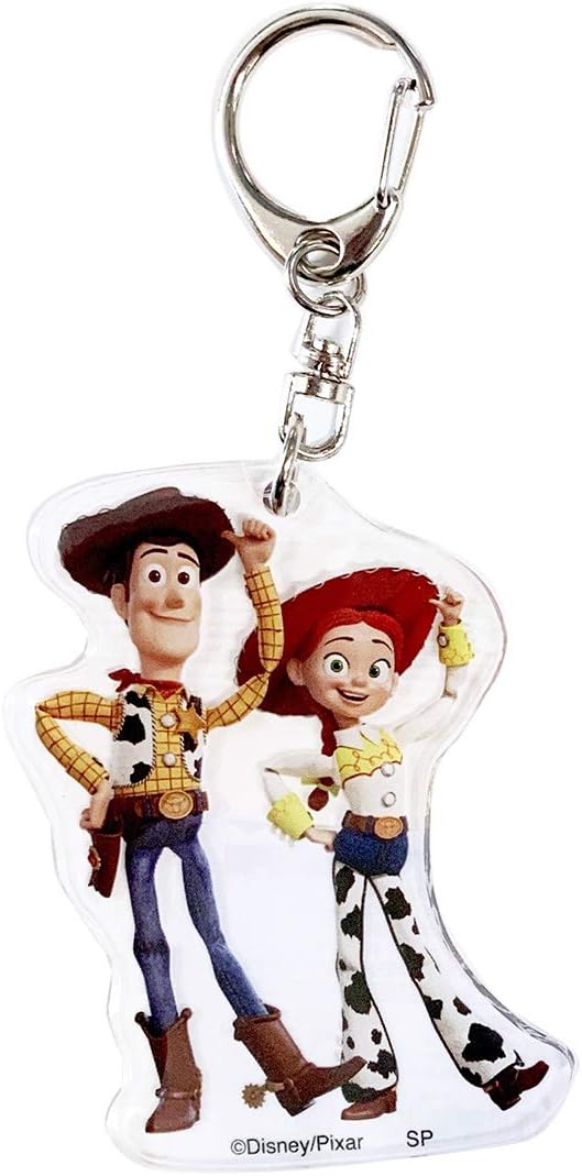 迪士尼 皮克斯 玩具总动员4 亚克力钥匙扣 伍迪&amp;杰西 apds
