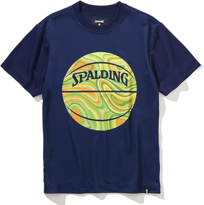 spalding 斯伯丁 青少年t恤荧光大理石球 篮球t恤 j (sjt201660-5400)