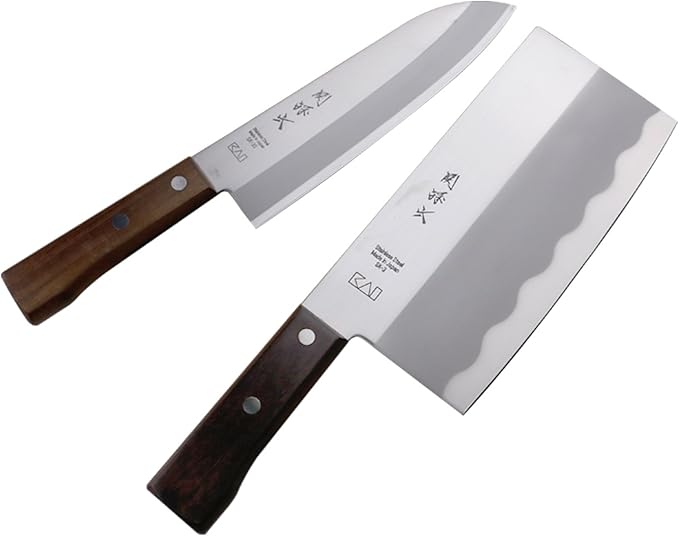 kai 贝印 关孙六原装进口中华菜刀厨刀中式刀三德刀套装