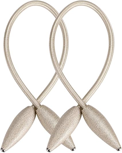 Btsky Diy 创意随机建模窗帘背带戏剧扣窗帘帘帘悬垂窗帘架适用于家庭办公室装饰 2 件装米色btskythn Btsky 价格报价图片