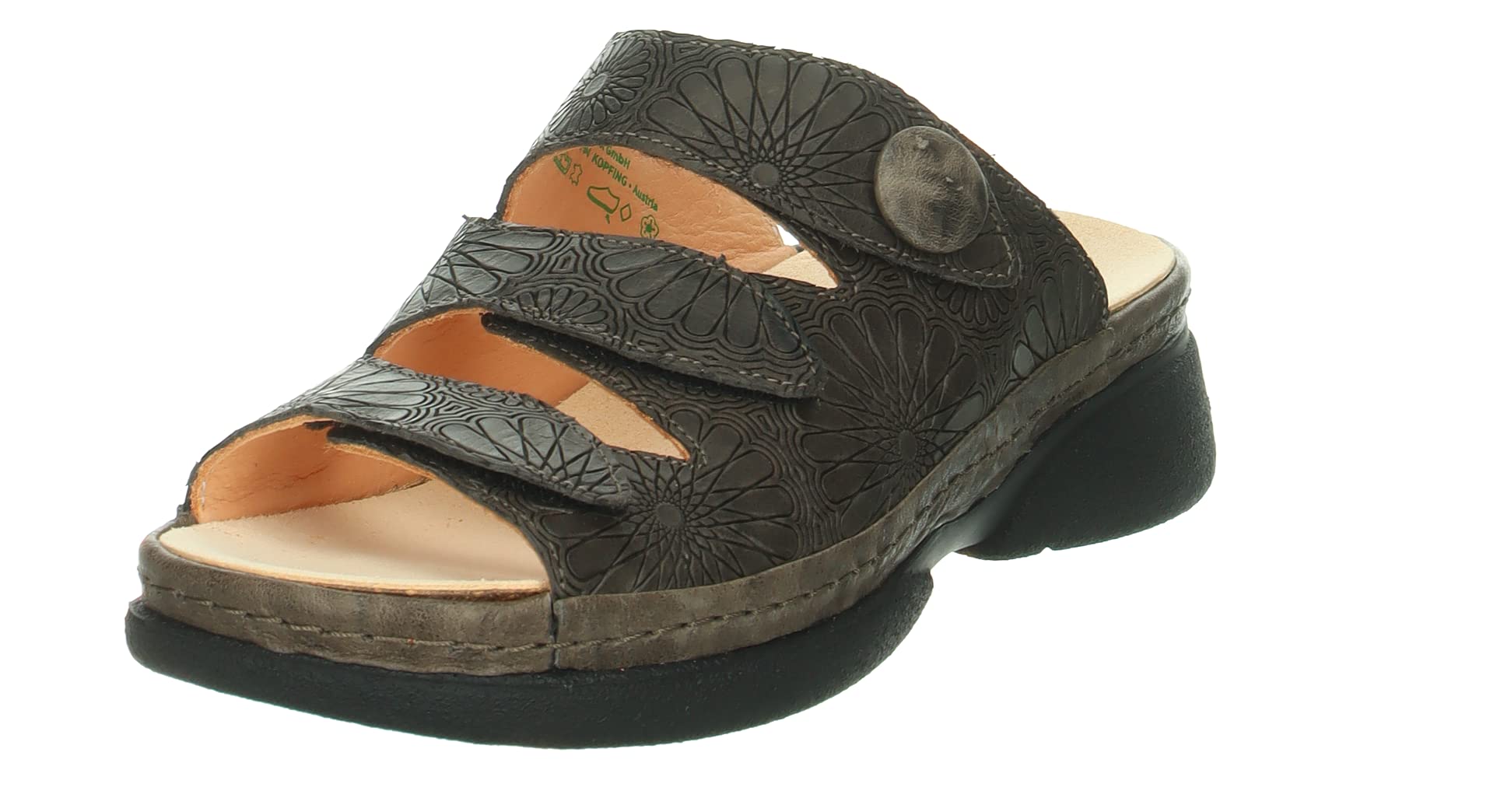 Think! Women's Cambio_3-000552 non-chrome tanned interchangeable insole slippers