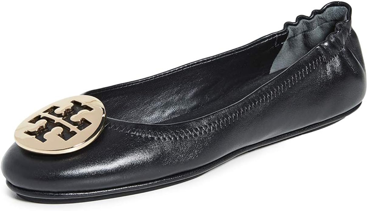 Tory Burch 女士芭蕾舞鞋完美黑色blk Gold Black Gold 7 M Us 鞋靴 亚马逊中国