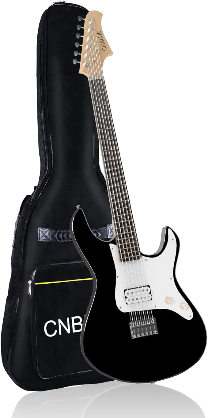 9 厘米)电吉他,3/4 尺寸初学者电吉他,带软壳吉他袋(sunburst)