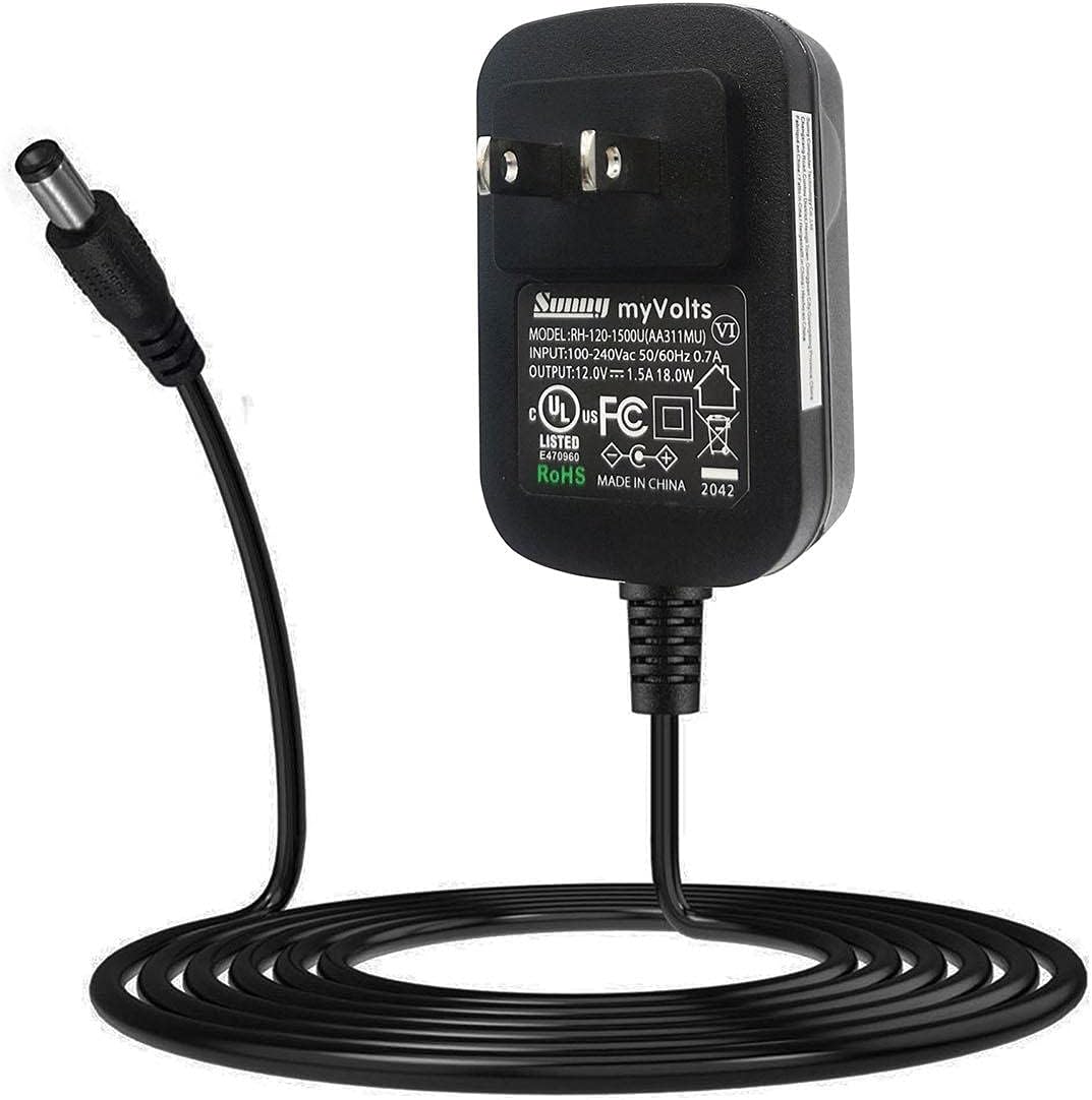 myVolts Alimentatore/Caricabatteria da 12V compatibile con Seagate SRD0SD0 Disco Fisso Esterno - presa italiana - Premium