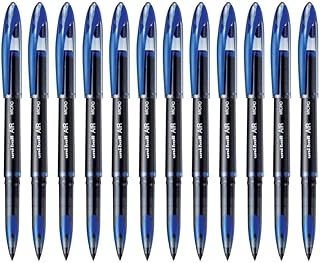 uni-ball air micro - 0.5mm 精细滚珠 - 12 盒 - 蓝色 - uba-188-m