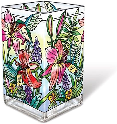 amia 手绘蜂鸟 15.24 厘米玻璃花瓶/许愿,42126