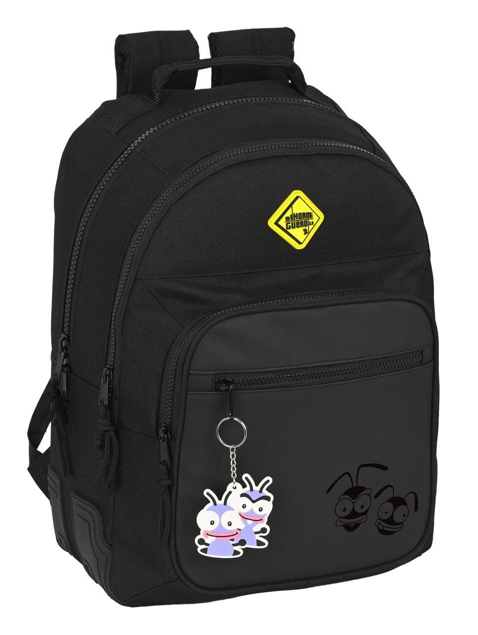 safta 612298773 Double backpack, adjustable pull rod case EL Ant Farm Teen 32 x 42 x 15 cm, color