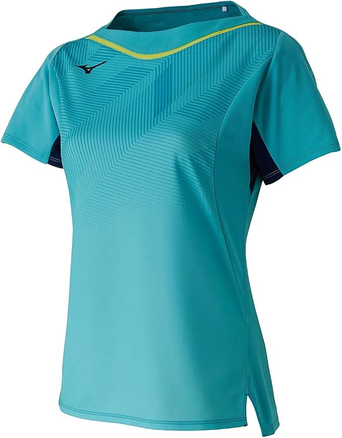 mizuno 美津浓 女士乒乓球服 比赛衫 短袖 吸汗速干 速干 弹力 jtta