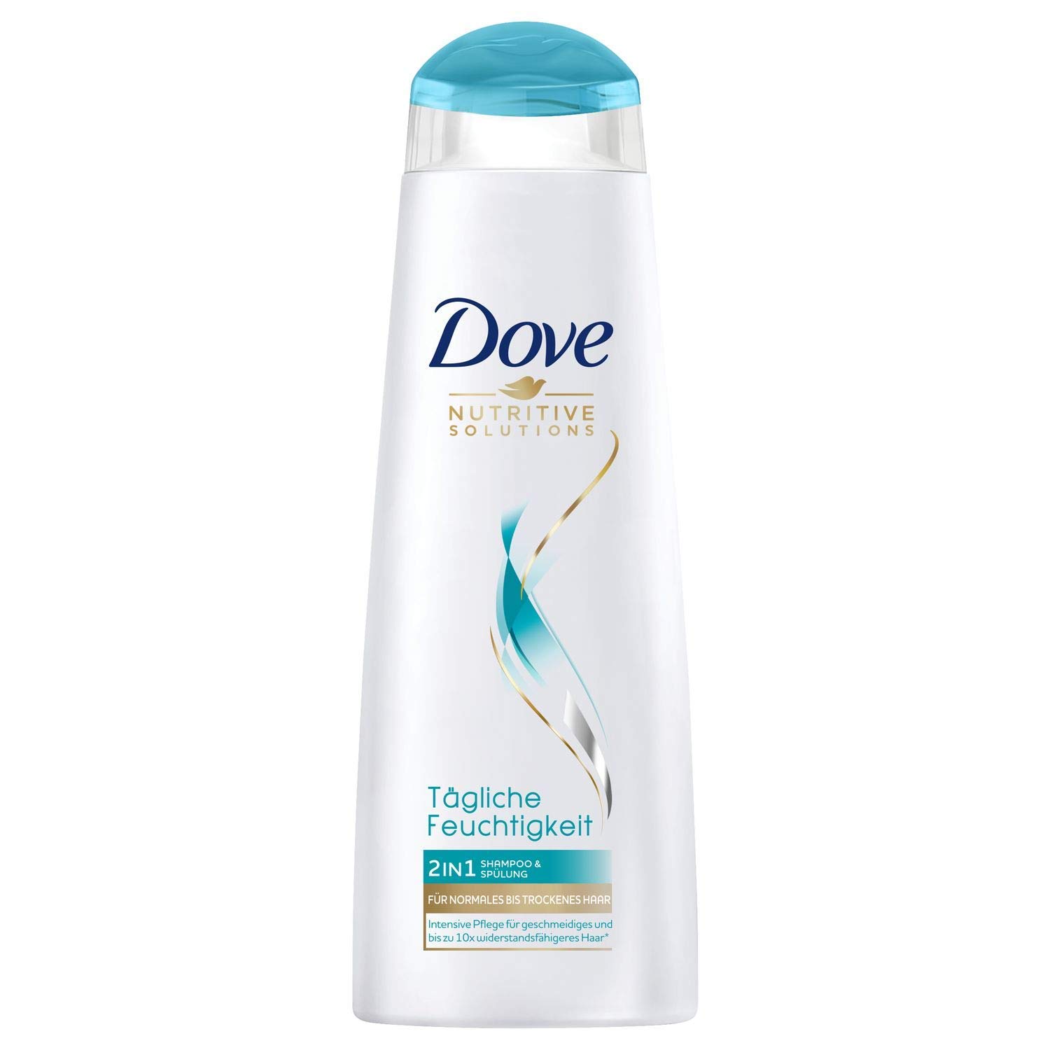 Dove Nutritive Solutions 2 in 1 Shampoo and conditioner for normal to dry *, daily moisturizing shampoo and conditioner, 250ml, 1 piece