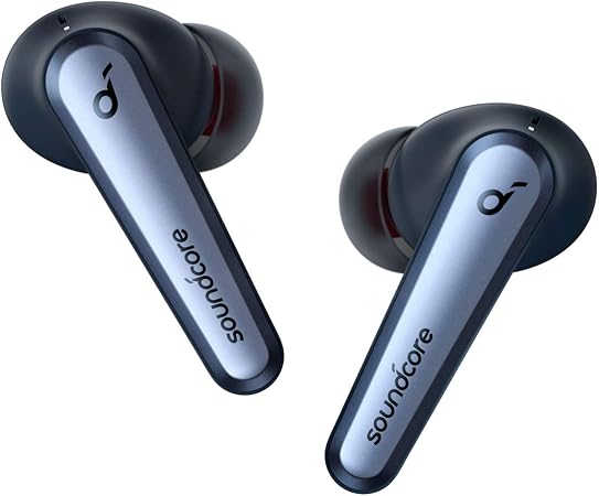 Anker Soundcore Liberty Air 2 Pro 蓝牙耳机 主动降噪降噪 Purenote 技术 6 个麦克风 26 小时电池 蓝牙5 无线充电 蓝宝石蓝 亚马逊中国 数码影音