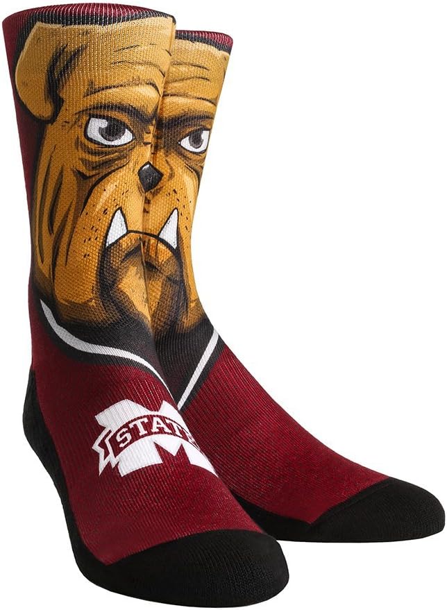 ncaa 密西西比州斗牛犬定制运动水手袜