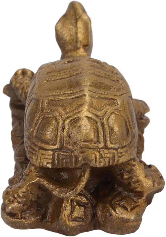 海龟雕像精致乌龟雕塑纯色家居装饰家庭办公室房间
