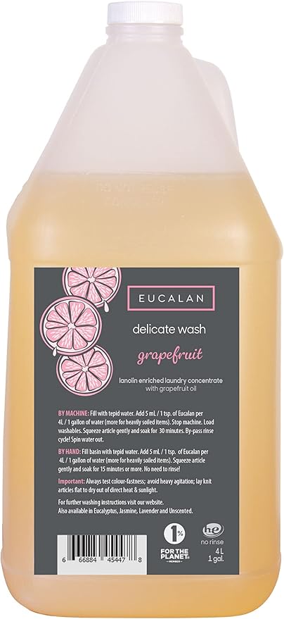 eucalan delicate wash grapefruit jug