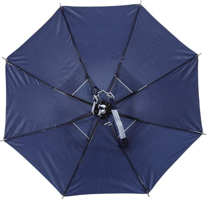 banapo 户外钓鱼雨伞帽 钓鱼雨伞帽 折叠两用 紧凑尺寸 适合露营徒步