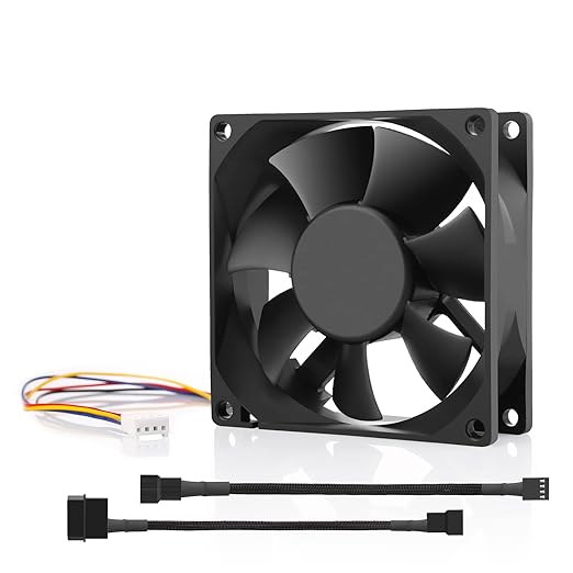 keyfanclub 80 毫米 pwm 风扇,pc 机箱风扇,高性能散热风扇,4 针,4800