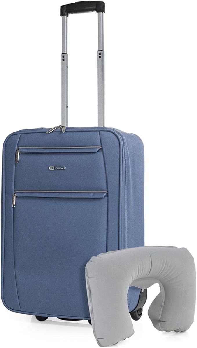 itaca – 拉杆箱,50x40x20 eva 聚酯带有十分的枕头 2 轮手提行李箱.