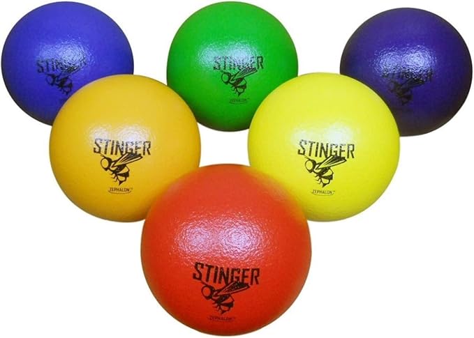 gsm 品牌躲避球 - 泡沫,柔软皮肤,低弹,6 英寸 - 适合儿童和成人的