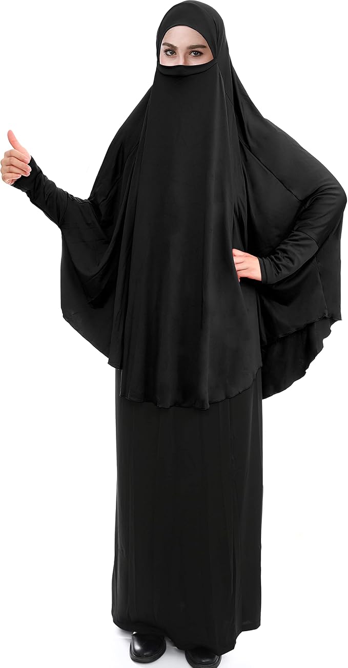 khalat 伊斯兰 niqab hijab 女士穆斯林祈祷 khimar 长发套 abaya