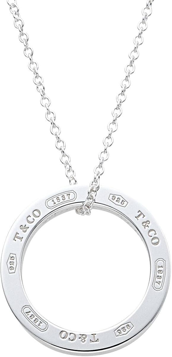 蒂芙尼tiffany纯银1837圆环吊坠中号25049179