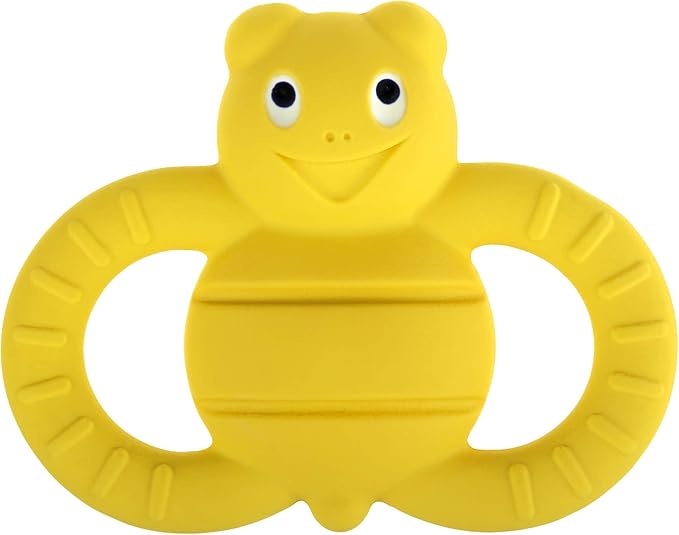 mam friend ellie 蜜蜂开发玩具天然橡胶婴儿玩具超软抓握玩具 3 个月