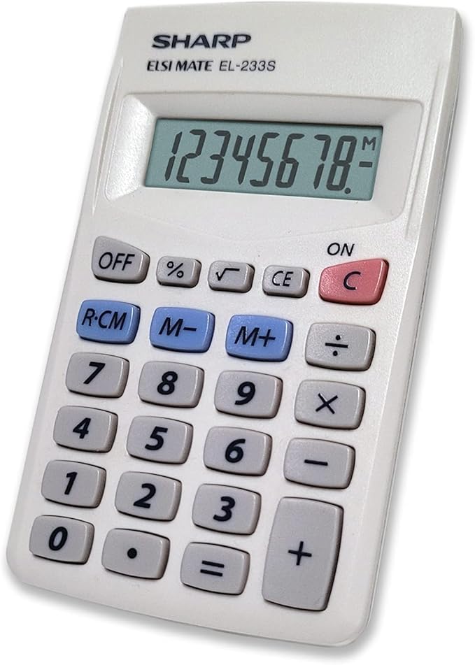 sharp 夏普 el233sb 标准功能计算器