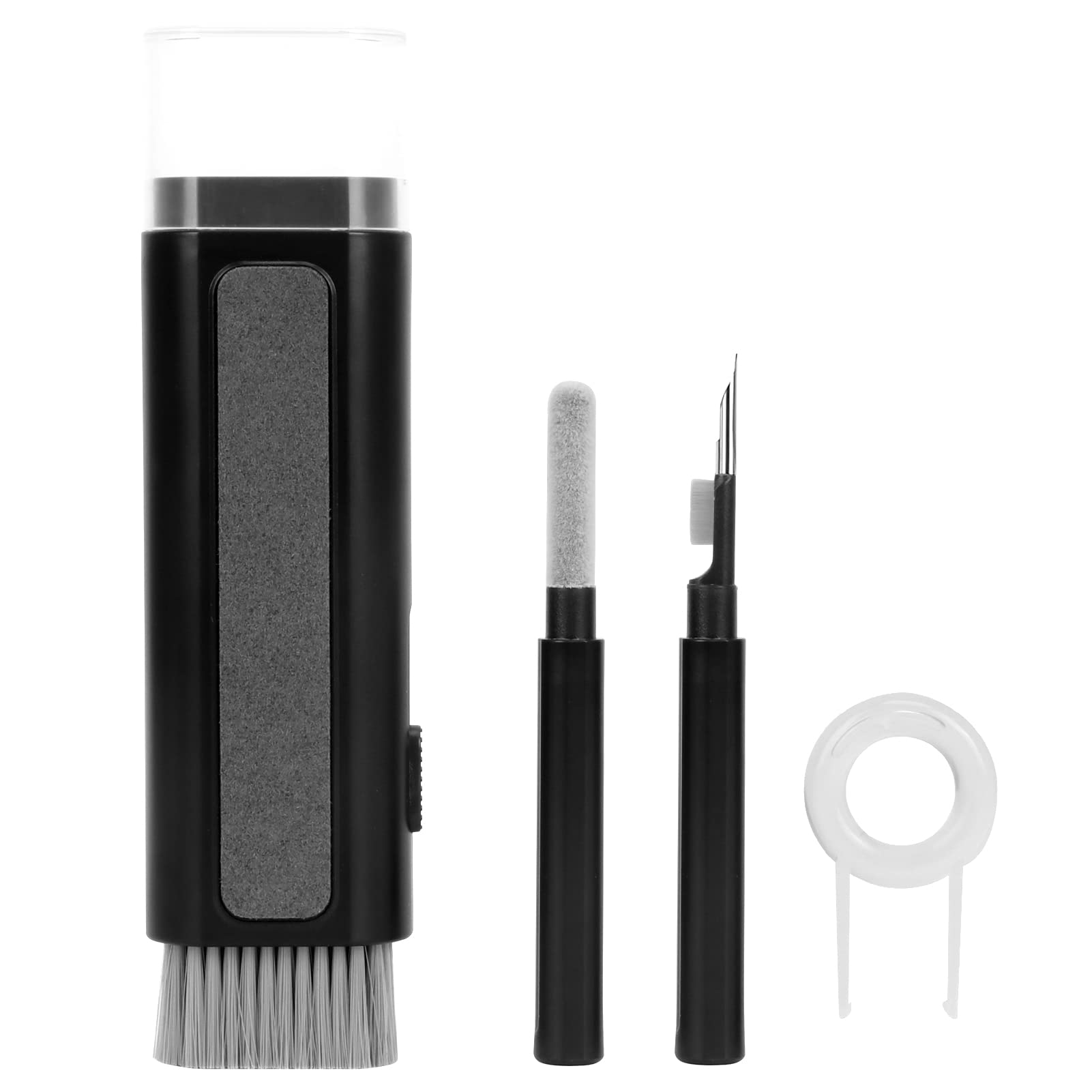 FYY AirPod Cleaning Kit, 6-in-1 Multifunctional electronic cleaning Tool Kit Cleaning Pen with Brush flocking sponge screen cleaning cloth, suitable for earbuds/phone/tablet/laptop/screen/camera/watch