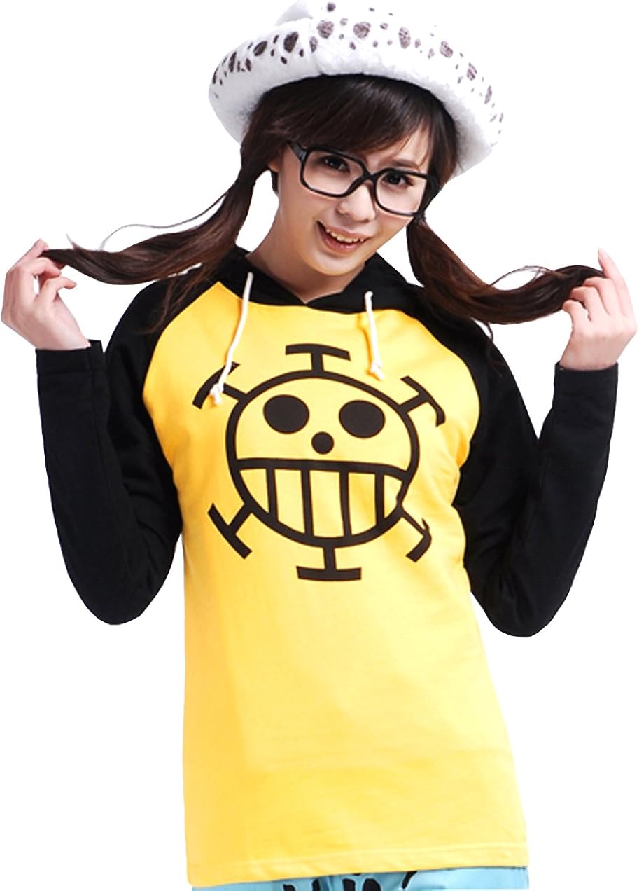 易猫海贼王外科医生多拉法尔加罗cosplay服装卫衣春秋款 M 易猫 服饰箱包 亚马逊中国