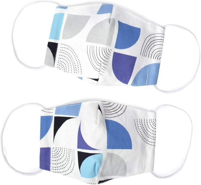 colorful candy style 成人用口罩 均码 2件装(银离子抗菌纱布) 可洗