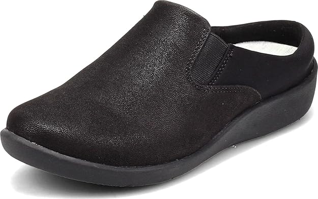 clarks 女士 sillian wild 洞洞鞋 黑色 8 m