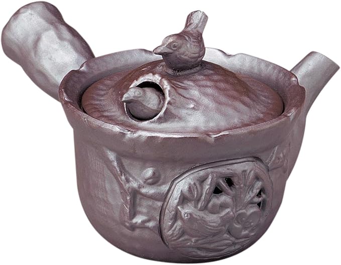 万古烧 茶壶 1号 鸟 抛出 11032