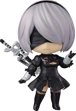 Nier Automata Nier Automata Nier Automata 2b 尤尔哈二号b型 无比例abs Pvc制已涂装可动手办 玩具 亚马逊中国