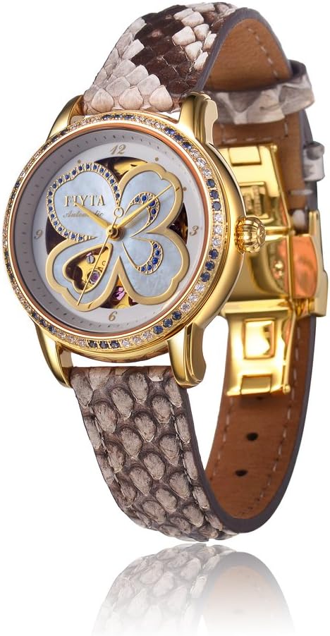 飞亚达fiyta摄影师系列机械四叶草女表la8462.gwss