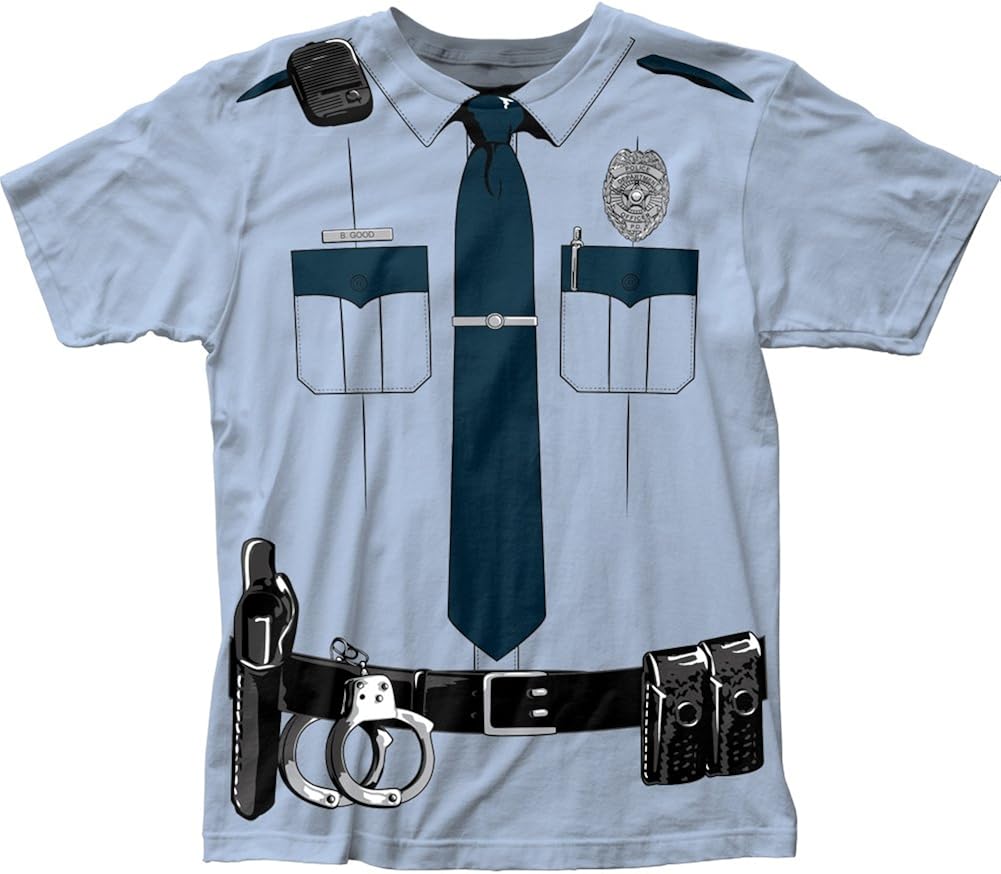 impact originals 警方警察制服服 t 恤 蓝色 small 【impact