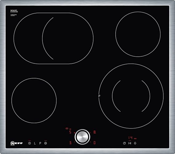 Neff T16tt76n0 电炉 电陶炉 玻璃陶瓷炉 60 60厘米 电陶炉灶 玻璃陶瓷炉 黑色twistpad Edelstahlrahmen 黑色 亚马逊中国 大家电