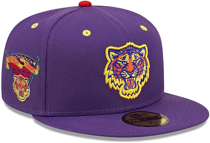 era 底特律老虎队 59fifty cooperstown tigers 2000 侧贴棒球帽,帽子