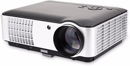 2800 流明视频投影机 Elegiant Led 多媒体投影仪内置扬声器 支持1080p Av Hdmi Usb Vga Atv 兼容家庭影院电视笔记本电脑游戏ipad Iphone Android 智能手机 小家电 亚马逊中国