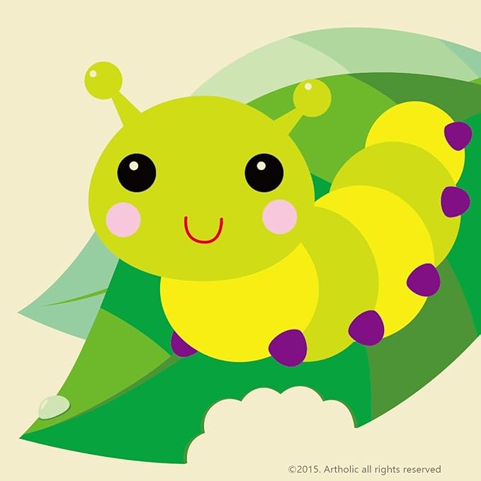 32cm,带框画布 silk worm p-2500