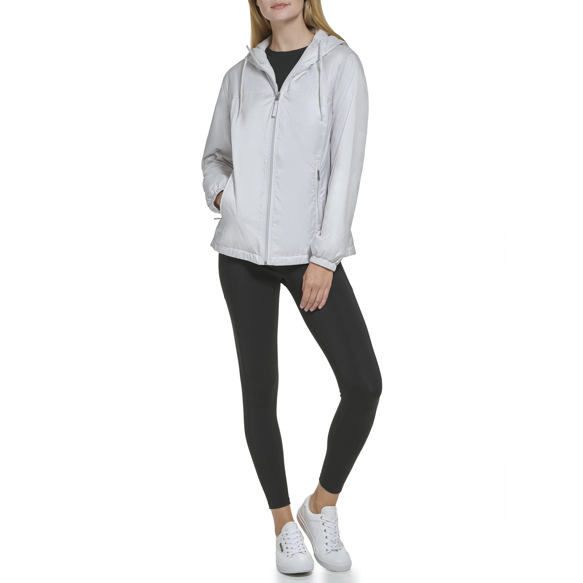 Calvin Klein women's zip-up front trench coat