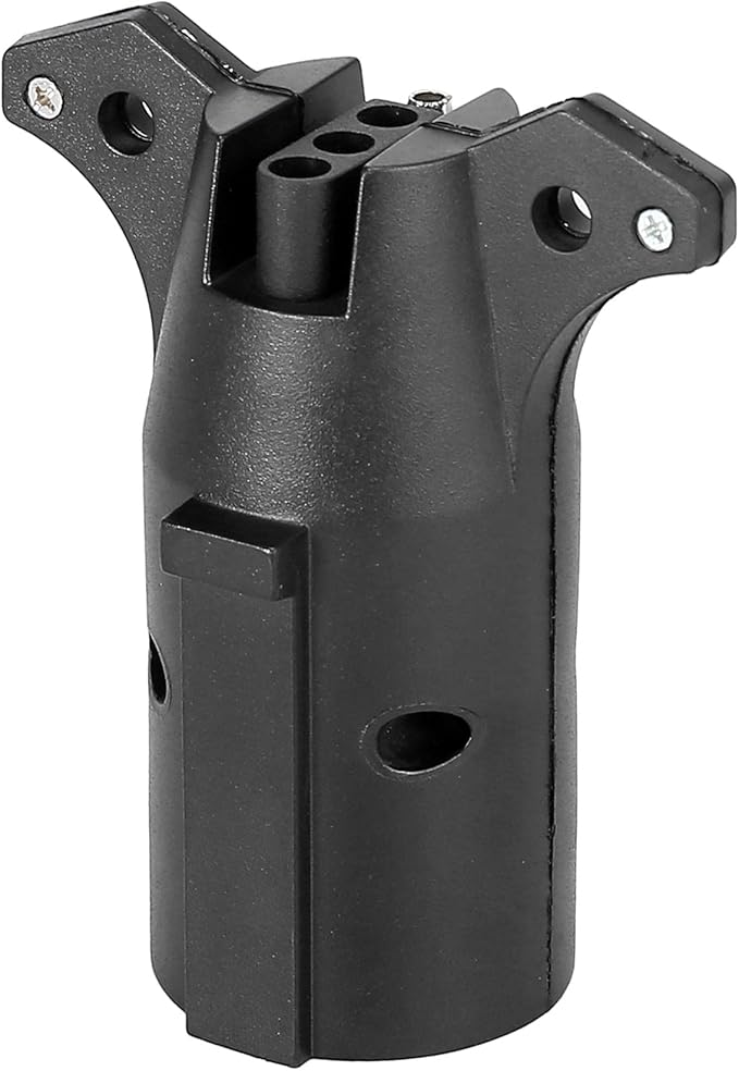 x autohaux 7 针拖车连接器适配器 7 针圆形至 4 针拖车接线插头连接