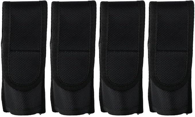 urjumpea 4 件装尼龙手电筒支架袋工具挂袋适用于夜间户外