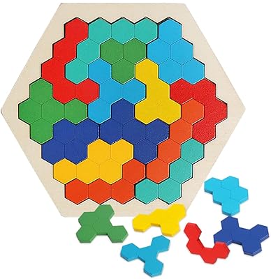 成人蒙特梭利教育玩具,大脑逗乐游戏形状图案块七巧板家庭便携式拼图