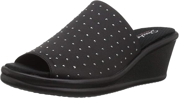 skechers 斯凯奇 cali 女式 rumblers 丝滑坡跟凉鞋