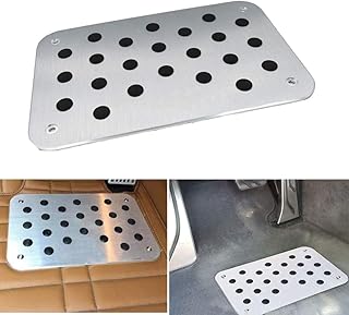 通用汽车卡车地垫地毯鞋跟垫板脚踏板搁脚踏板铝合金带螺丝