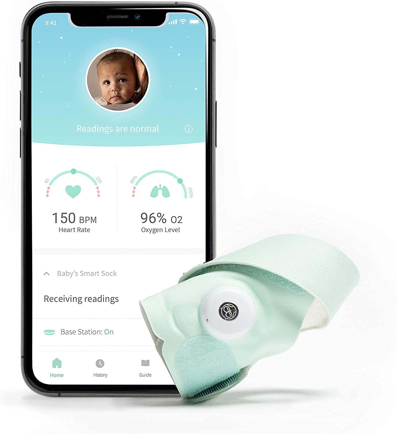 Owlet Smart Sock 2 ベビーモニター 酸素飽和度モニター