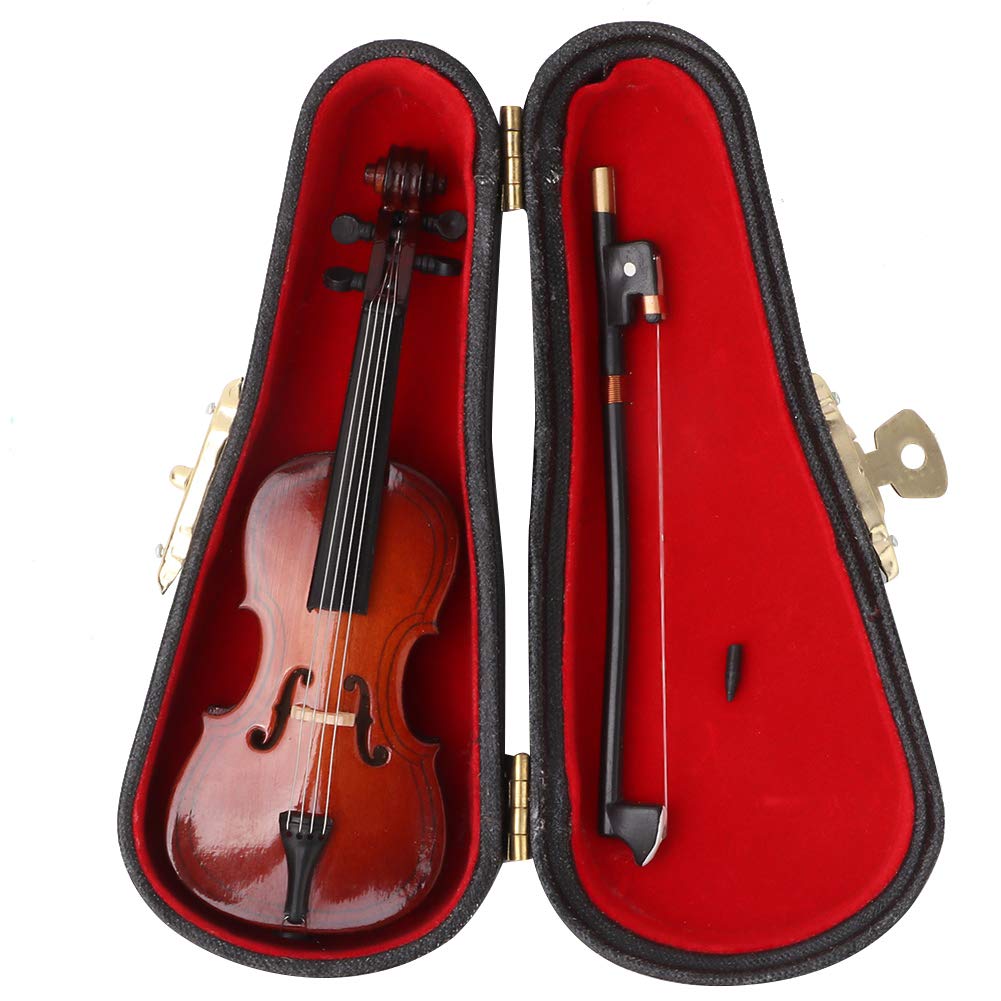Schellen Cello model,0 cm basswood miniature music accessories with box mini Musical Instruments crafts home decor