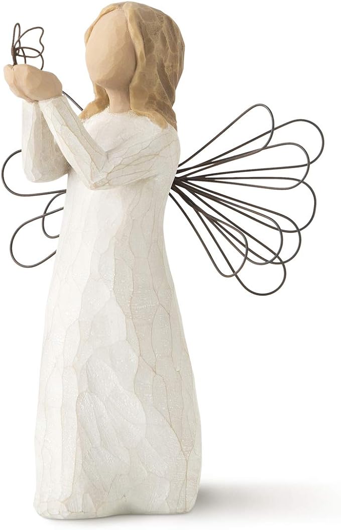 willow tree 手绘雕刻天使,自由天使