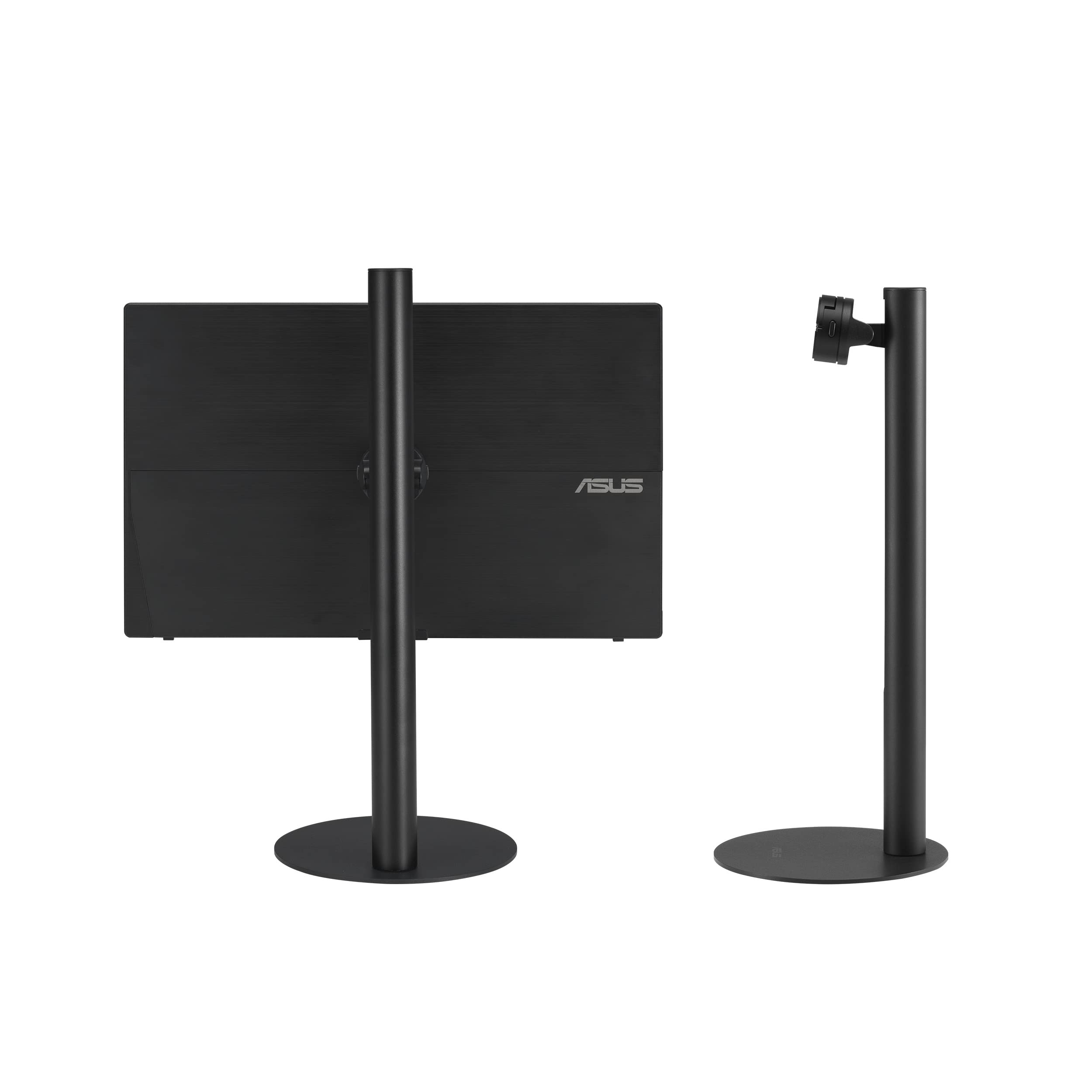 ASUS ZenScreen Stand MTS02D - Ergonomic stand for portable display, tilt, pivot, height adjustment,1/4 inch tripod socket compatible, home office